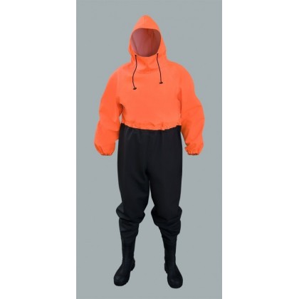 Waterproof Overalls for Draining Canal's Workers with Pvc Safety Boots S5 