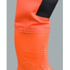 Waterproof Fluo Chest Waders Max S5 (Safety Boots S5 And Knee Reinforcement) Sbm01 Fluo