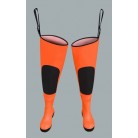 Waterproof Fluo Thigh Waders Max S5 (Safety Boots S5 And Knee Reinforcement) Wrm02 Fluo