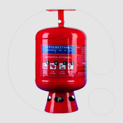 Automatic Fire Extinguisher 6 kg Dry Powder ABC 40%