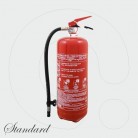 Fire Extinguisher 6 kg Dry Powder ABC 40% - Standard