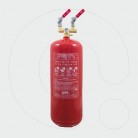 Fire Extinguisher 6 kg Dry Powder Local Application Double Outlet