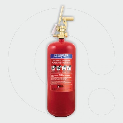 Fire Extinguisher 25 kg Dry Powder, Local Application, Fuse Connection