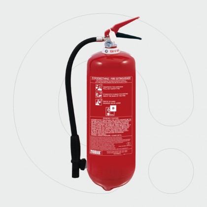 Fire Extinguisher 6 kg Dry Powder type D