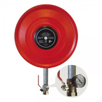 Wall Mounted Manual Stable Hose Reel with Fire Hose 3/4’’